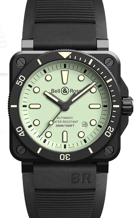 Bell & Ross Diver Full Lum Limited Edition BR0392-D-C5-CE/SRB Replica Watch